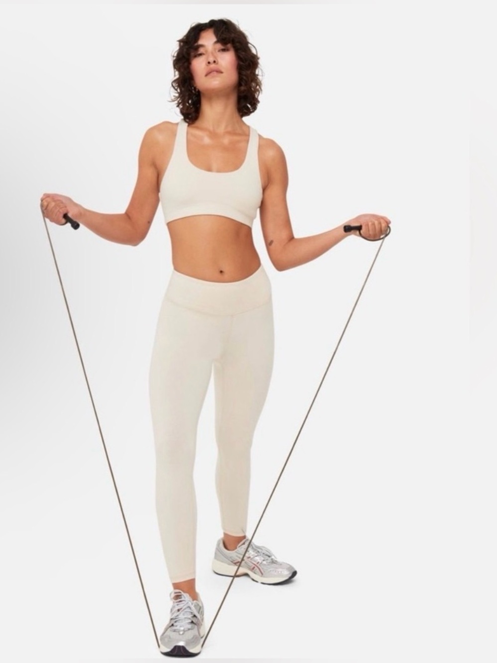 NWT MATE The Label Organic Stretch Leggings in Bone Size Small